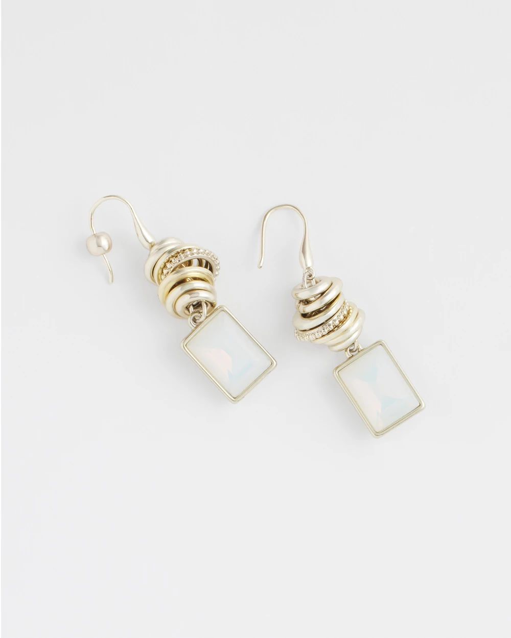 No Droop™ Faux Opal Drop Earrings
