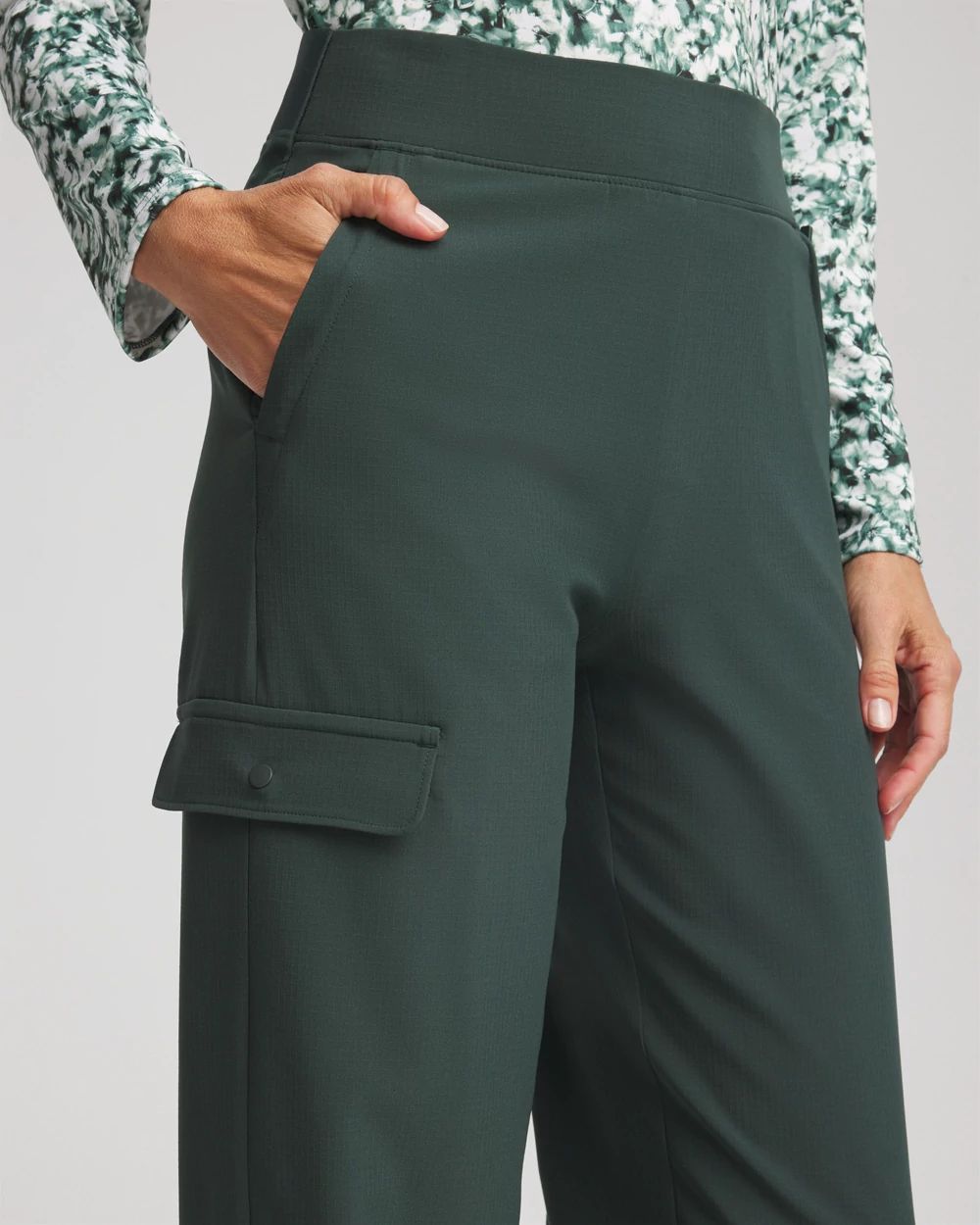 Zenergy® Ripstop Cargo Ankle Pants click to view larger image.