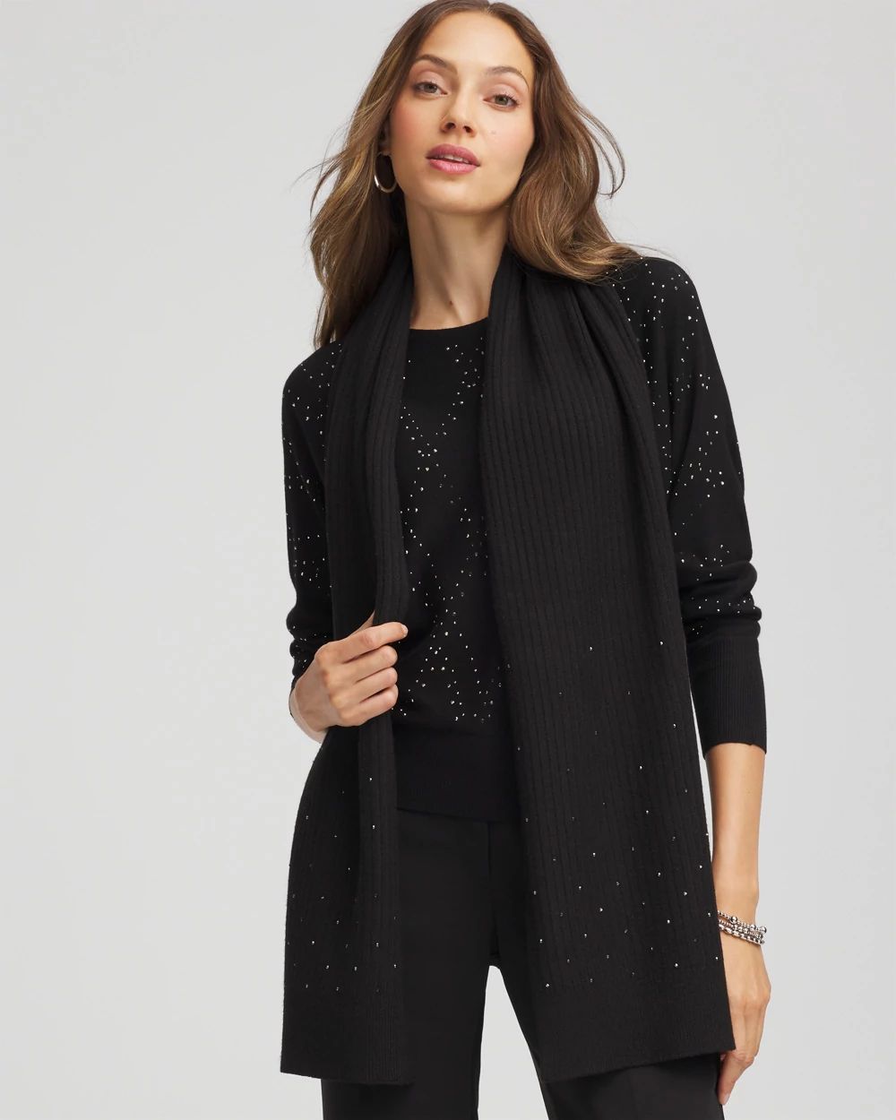 Rhinestone Scarf