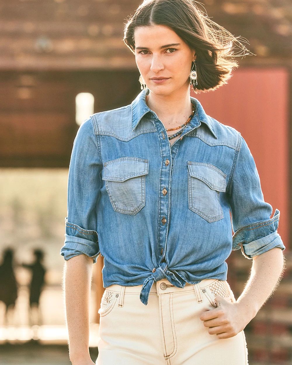 Tencel™ Colorblock Classic-Fit Shirt