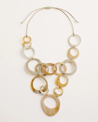 Convertible Multi-Strand Horn Necklace