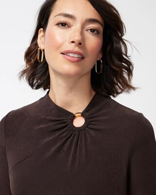 Travelers Ring Ruched Top