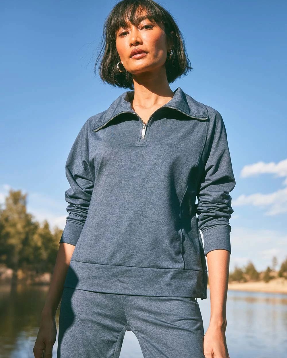 Zenergy® Cloud Half-Zip Pullover Top