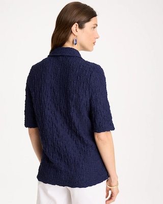 Textured Camp Tee click to view larger image.