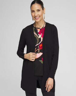 Classic Open Front Cardigan