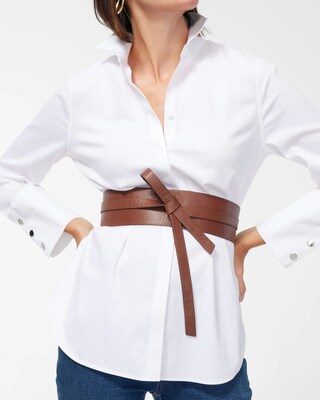 Leather Tie Belt