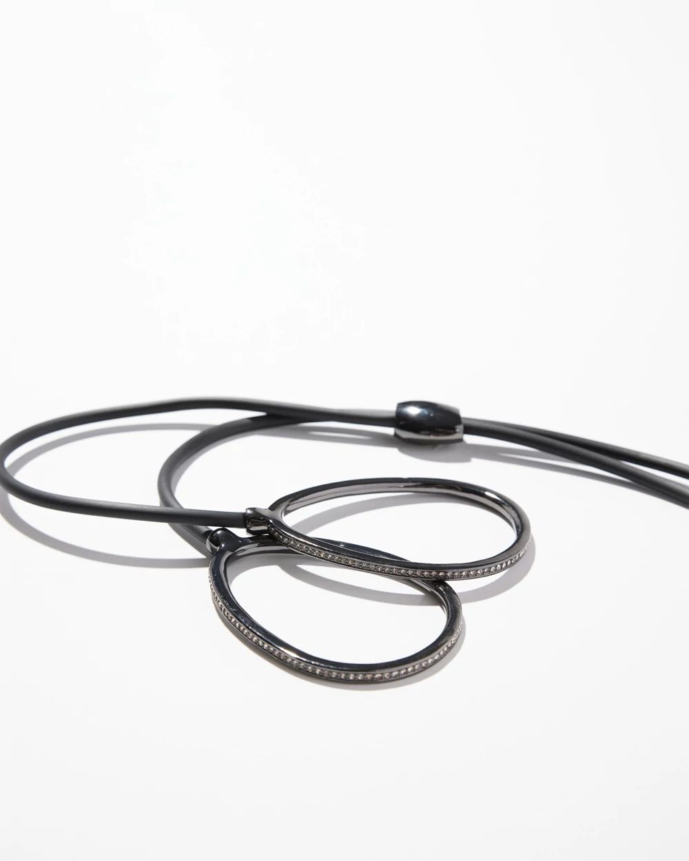 Black Pendant Necklace