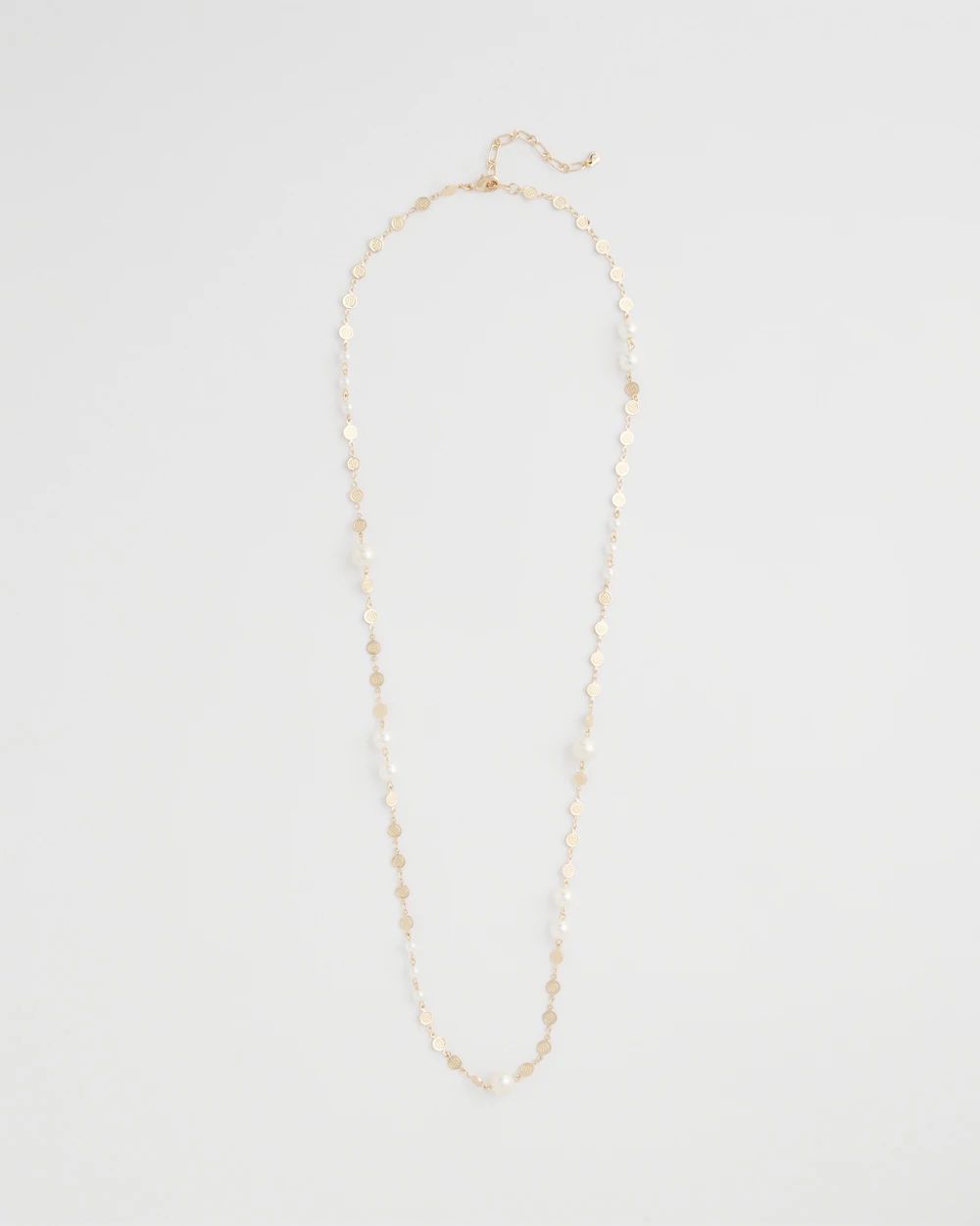 Pearl and Link Necklace