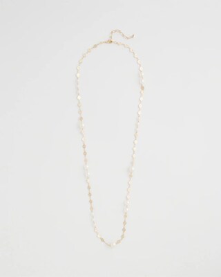 Pearl and Link Necklace