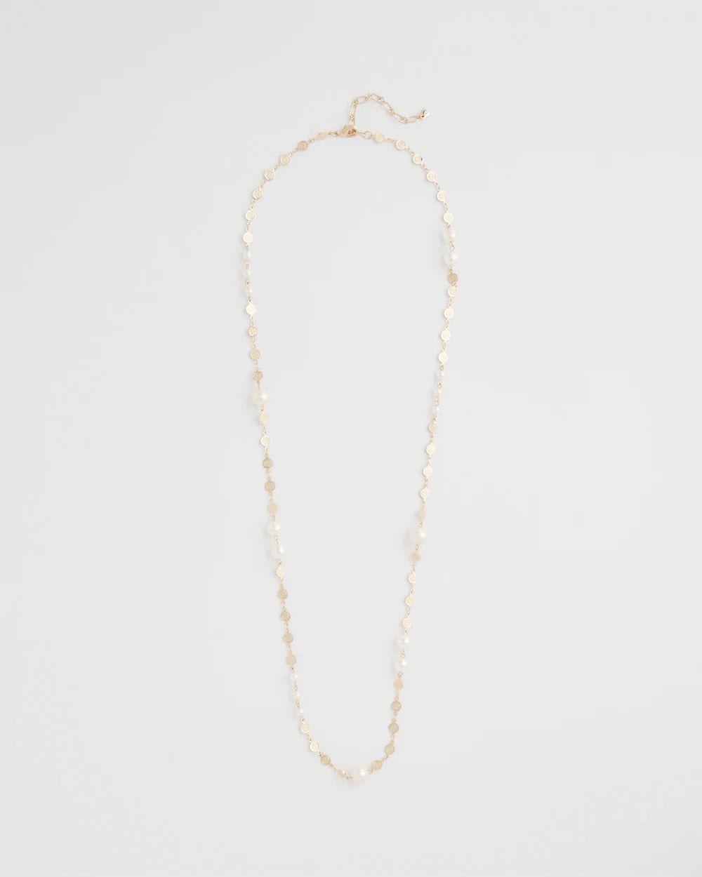 Pearl and Link Necklace