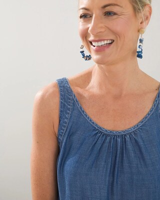 Tencel Tie Dye Tank Dress