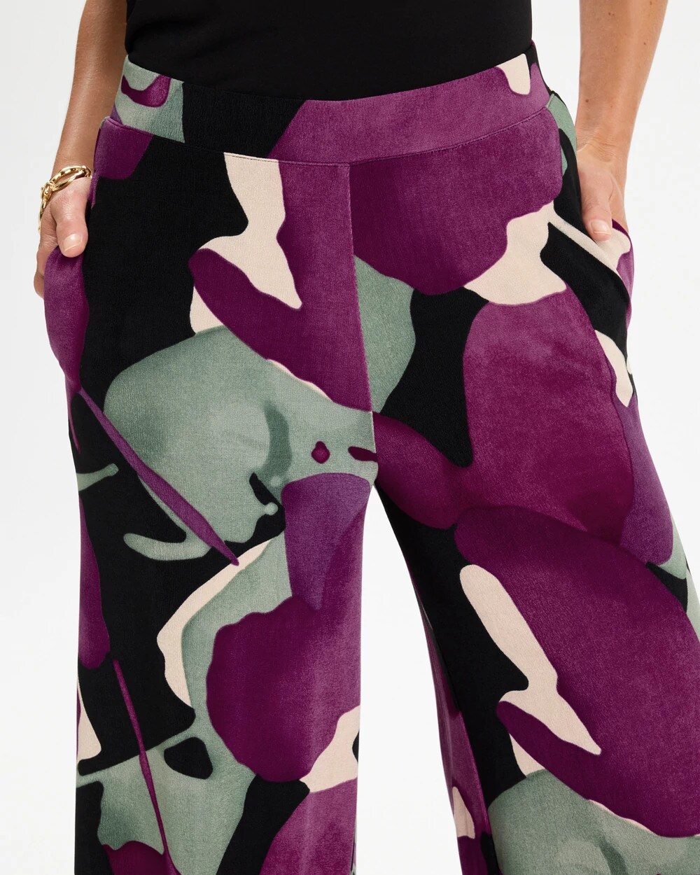 Travelers™ Wide-Leg Culotte Crop Pants