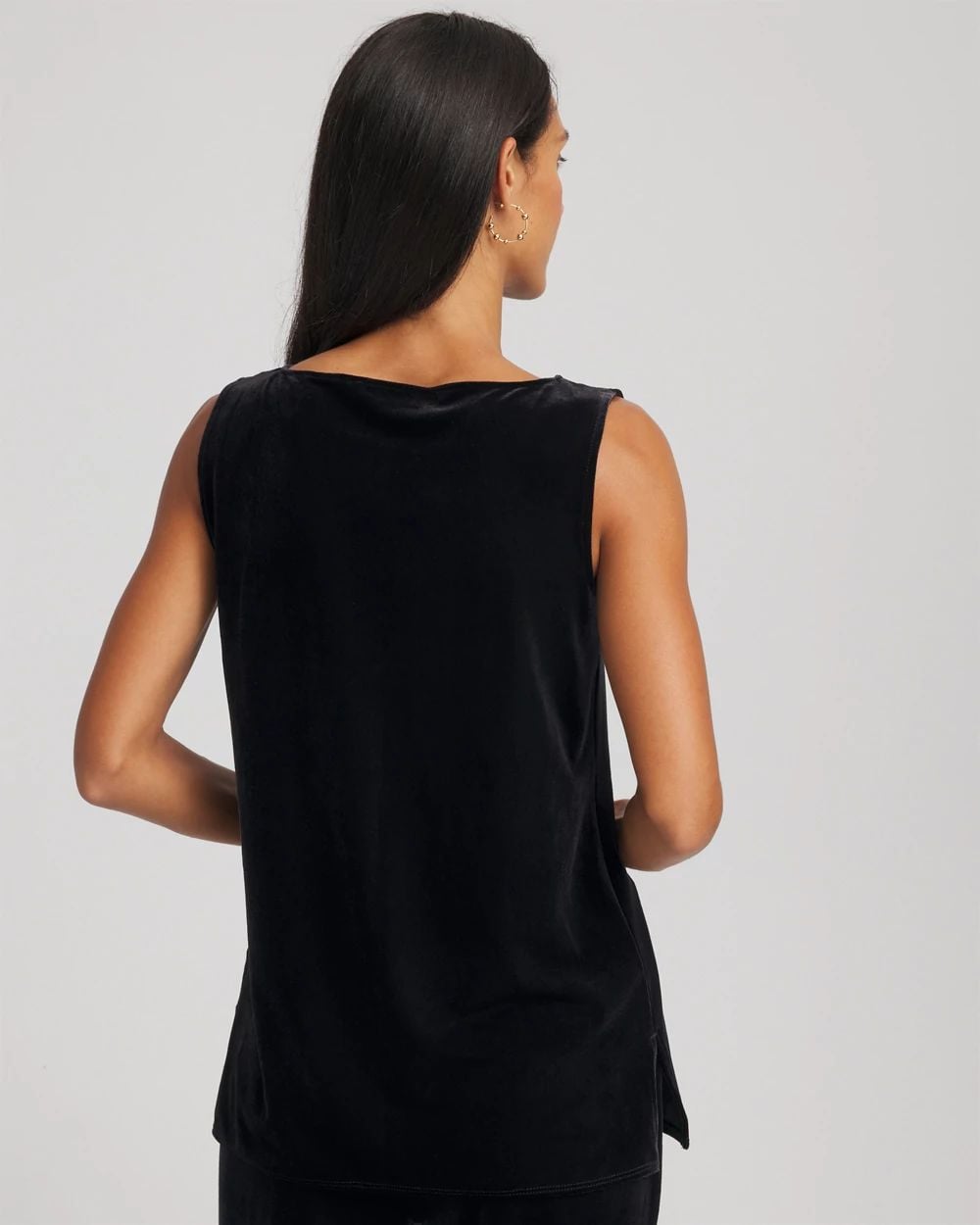 Travelers™ Velvet Side-Slit Tank click to view larger image.