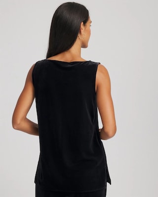 Travelers™ Velvet Side-Slit Tank click to view larger image.