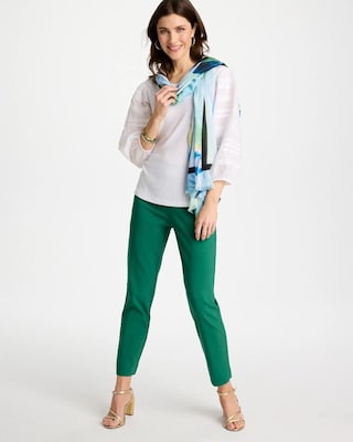 Brigitte™ Slim Pull-On Ankle Pants click to view larger image.