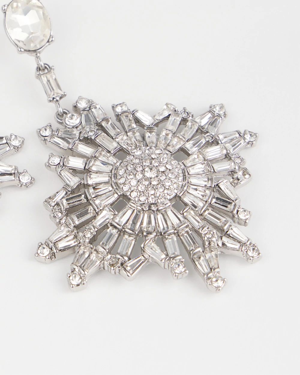 No Droop™ Snowflake Drop Earrings