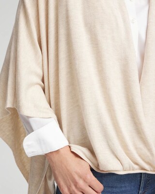 Surplice Sweater Poncho