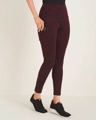 Zenergy So Slimming Animal-Print Side-Pocket Leggings