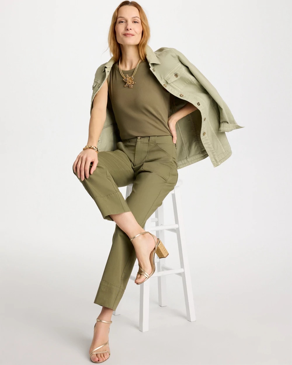 High Neck Rib Tank