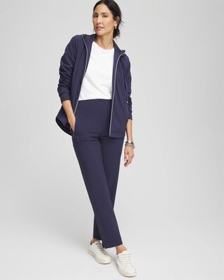 Zenergy® UPF Ribbed Side Ankle Pants click to view larger image.