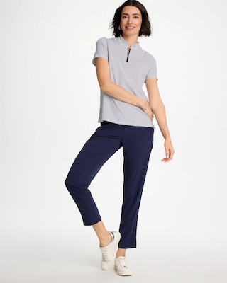 Zenergy® UPF Rib Mix Ankle Pants click to view larger image.