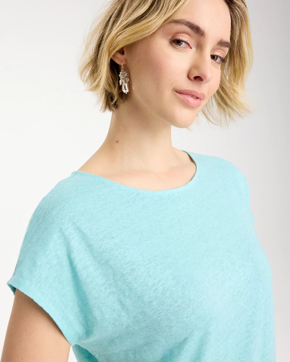 Linen Dolman Tee click to view larger image.