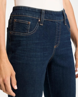 Pull-On Straight Jeans click to view larger image.