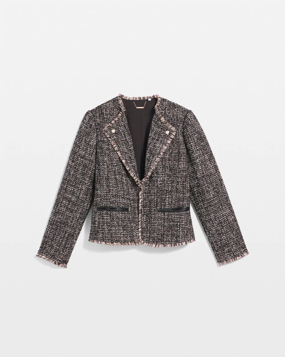 Tweed Mix Moto Jacket