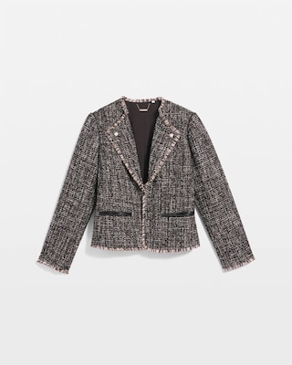 Tweed Mix Moto Jacket click to view larger image.
