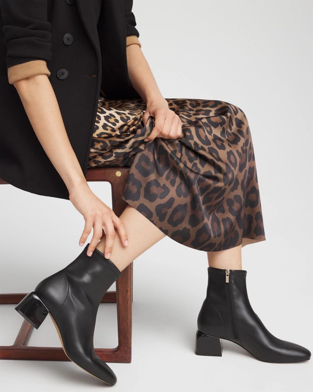 Lacquer Heel Stretch Boot