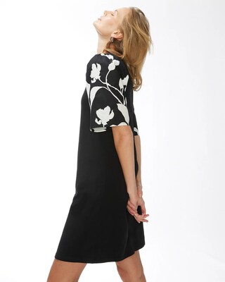 Knit Mix Bell Sleeve Dress