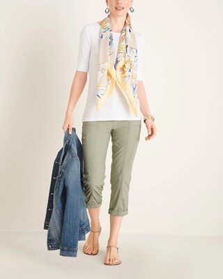 Pima Cotton Bateau-Neck Tee