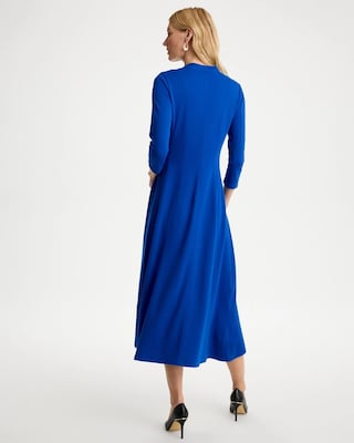 Ponte Seamed Midi Dress click to view larger image.