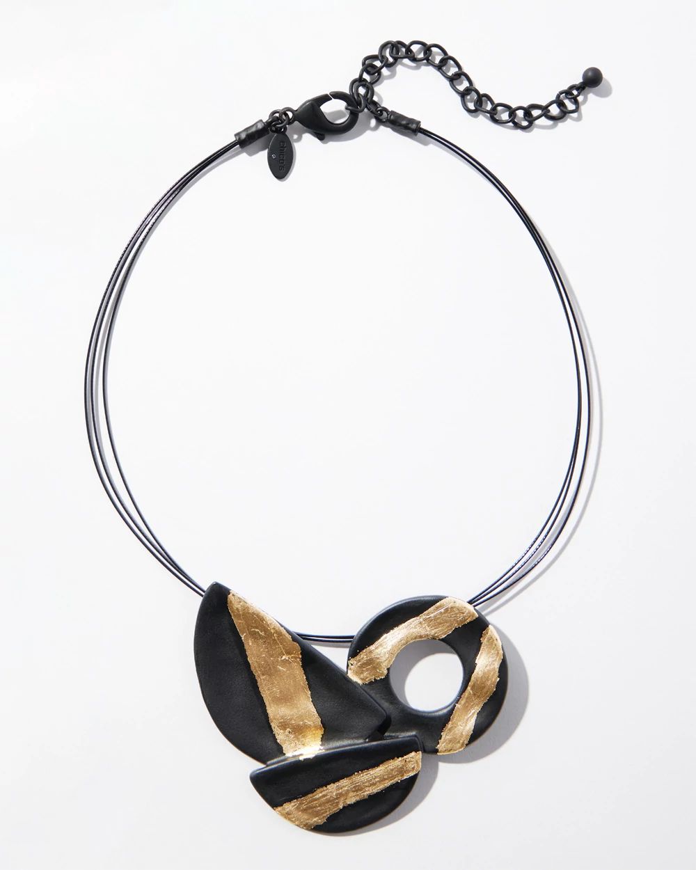 Gold Foil Pendant Necklace