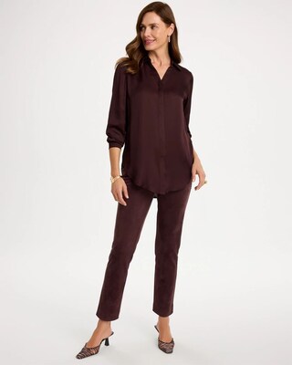 Satin Prestige Splitneck Tunic click to view larger image.