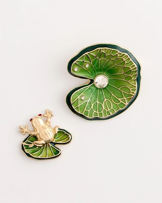 Lily Pad Brooch