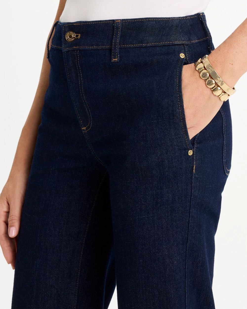 Straight Crop Trouser Jeans