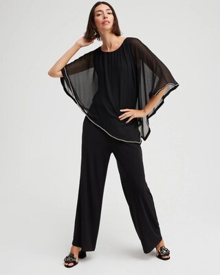 Embellished Chiffon Jumpsuit