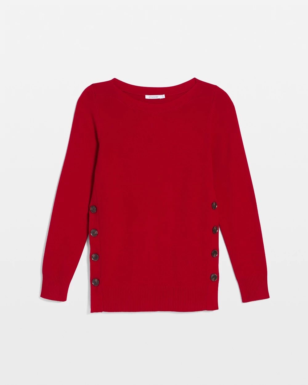 Ella Button Tunic Sweater