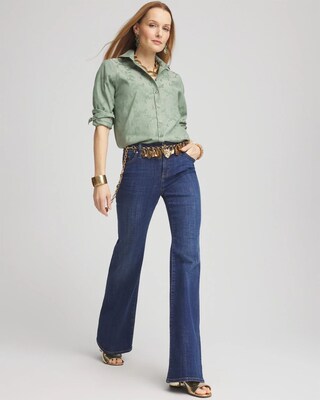 No Iron™ Jacquard Shirt click to view larger image.