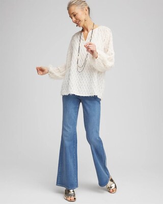 Chevron Fringe Blouse click to view larger image.