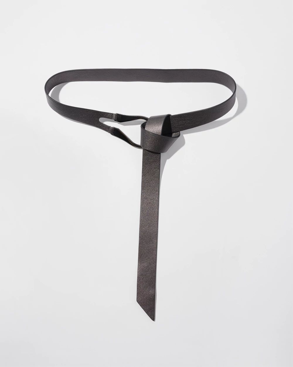 Leather Single Strap Tie Belt click to view larger image.