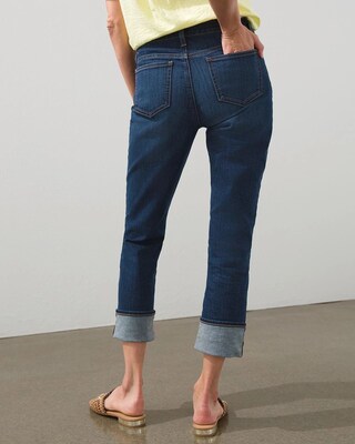 Girlfriend High Cuff Crops