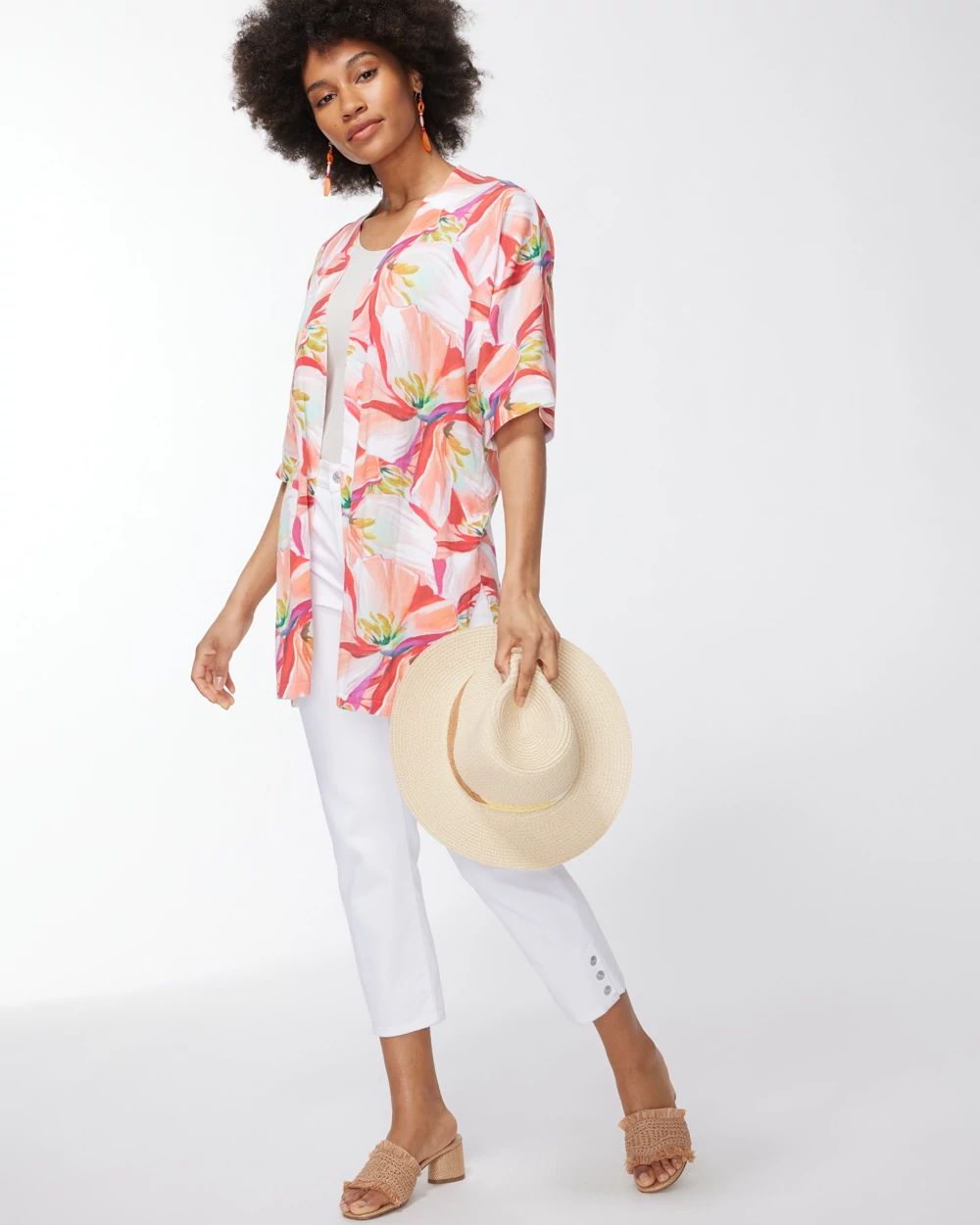 Summer Romance Floral Midi Cardigan