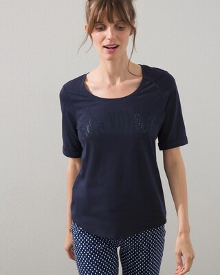 Bon Voyage Scoop Neck Tee