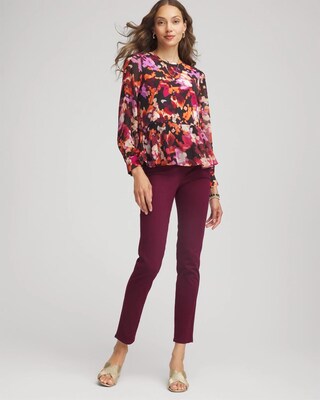 Pull-On Slim-Fit Ankle Jeggings click to view larger image.