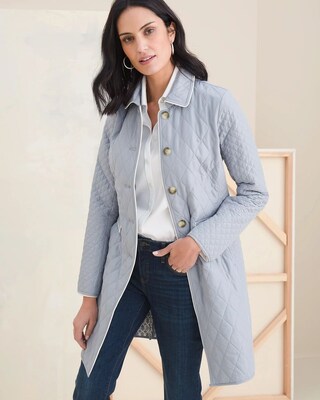 Elongated Quilted Jacket