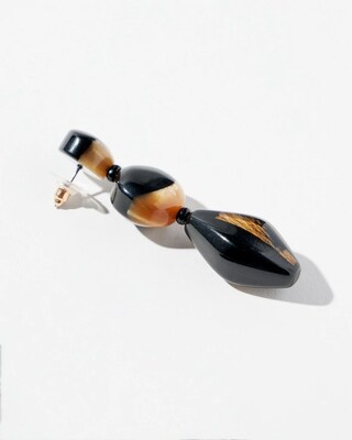 Animal Print Drop Earrings