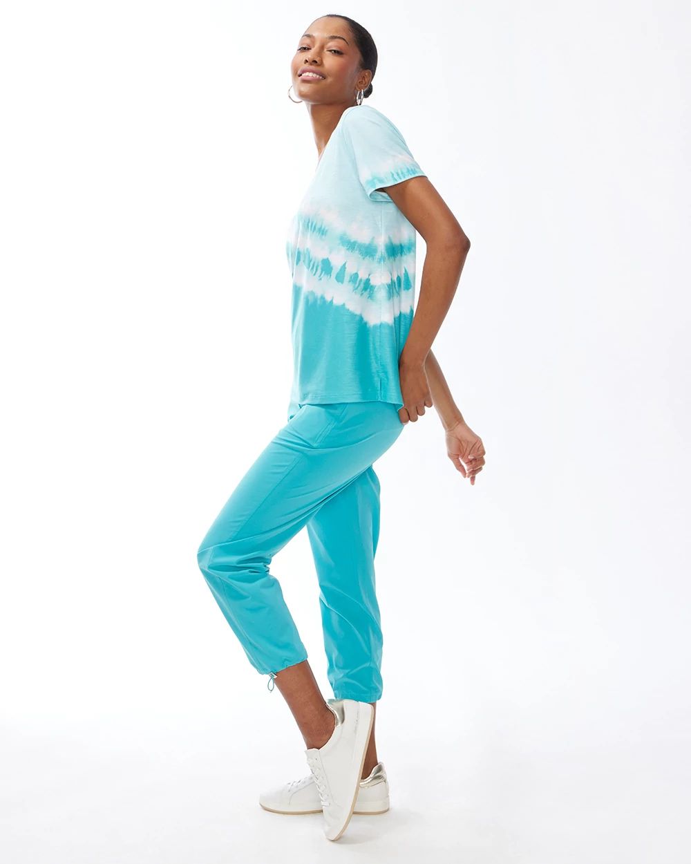 Zenergy Tie-Dye V-Neck Tee