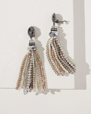 Clip-On Tassel Earrings